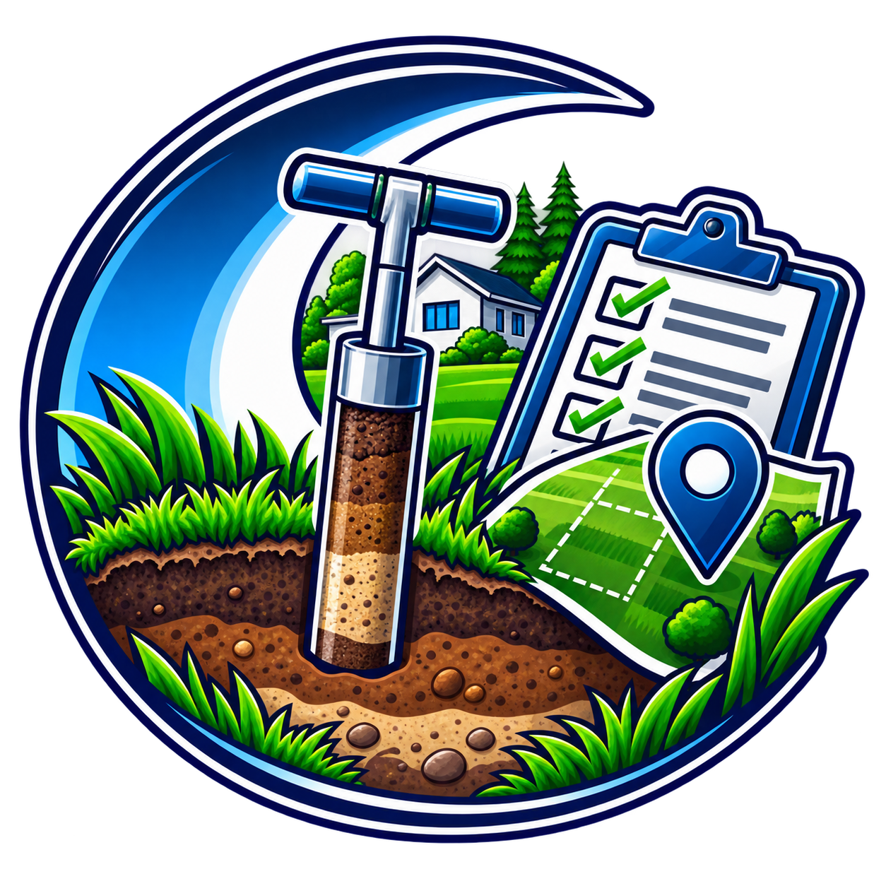 Site Evaluation & Soil Testing icon — Crescent Septic Services