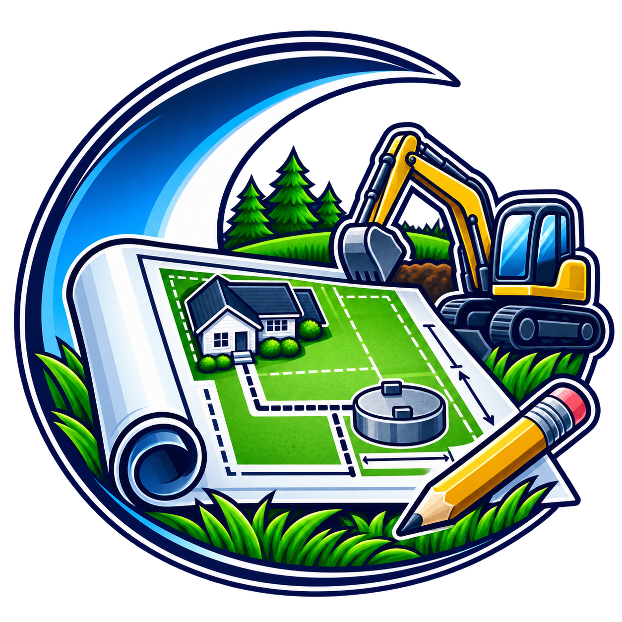 Septic Installation Planning icon — Crescent Septic Services