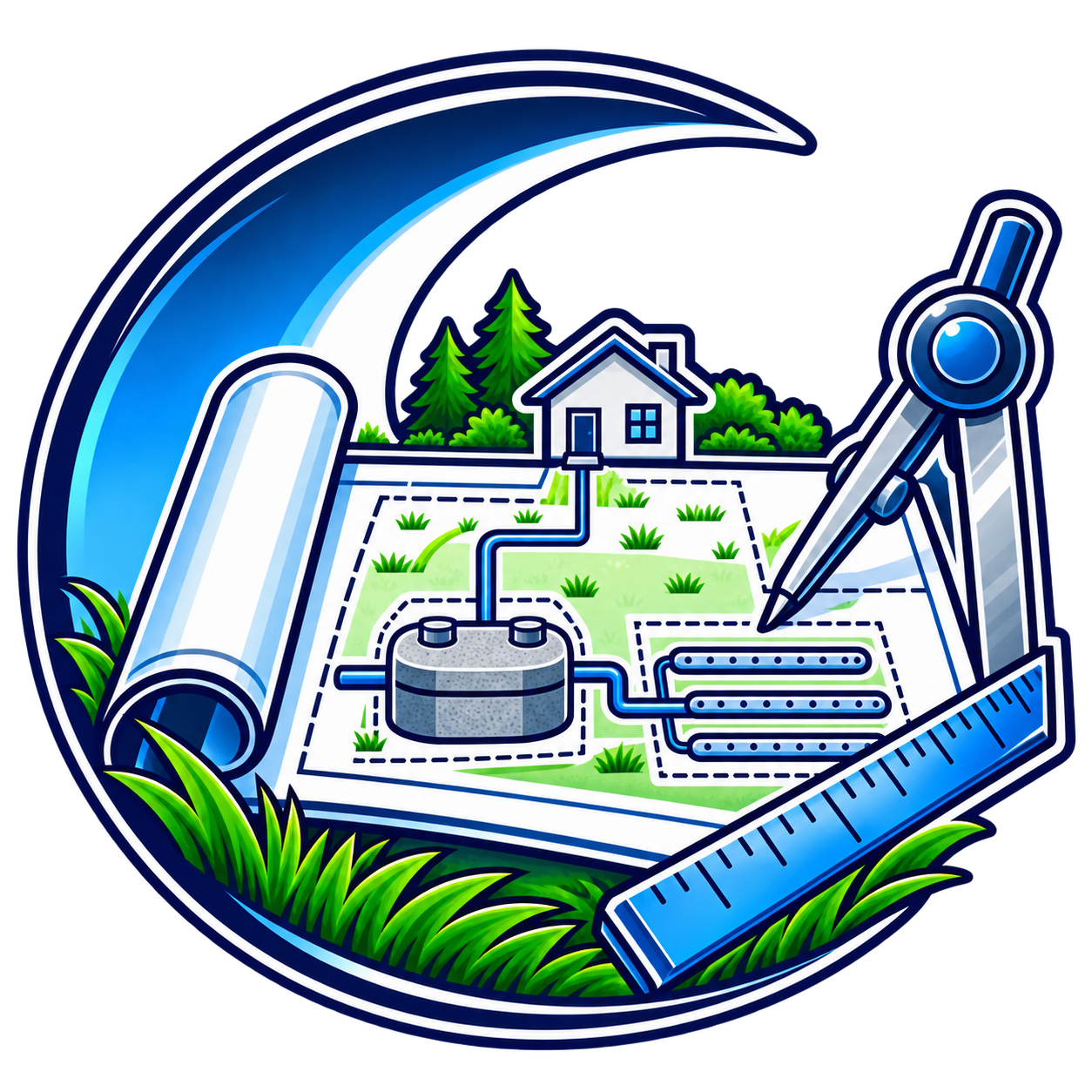 Septic System Design icon — Crescent Septic Services